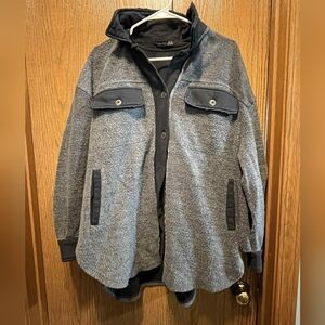 Black Tape_ Brand Grey Women's Size 2X Jacket
